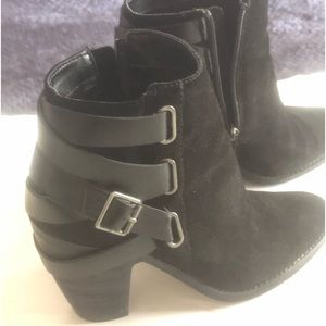 DV Dolche Vita Suede and leather booties.